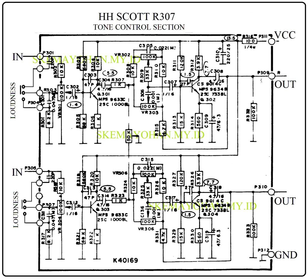 TONE CONTROL HH SCOTT