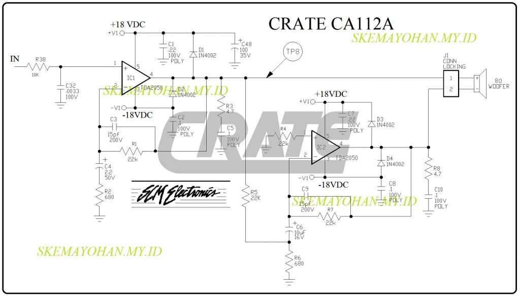 Power BTL 18V CRATE CA112A